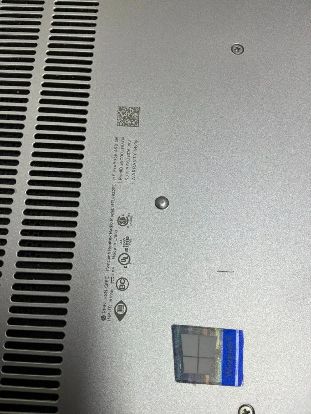 HP probook 450